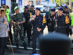 Polres Tuban Turunkan 1.404 Personel Gabungan Jamin Keamanan Pengesahan Warga Baru PSHT