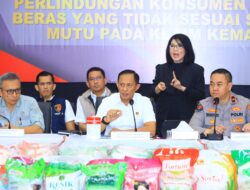 Satgas Pangan Polri Sita 201 Ton Beras yang Tidak Sesuai Standar Mutu dan Takaran