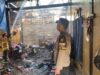 Polsek Ngawi Kota Sigap Bantu Evakuasi Kebakaran Rumah Warga, Api Nyaris Meluas