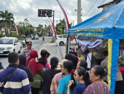 Kolaborasi Polisi dan Bulog Gelontorkan 108 Ton Beras Murah di Banyuwangi