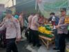 Polres Lamongan Salurkan 27 ton Beras Melalui Bazar Gerakan Pangan Murah