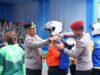 Polri Perkuat Kemitraan dengan Ojek Online: Polda Lampung Gelar Bakti Sosial dan kesehatan pada Apel Ojol Kamtibmas Nasional 2025
