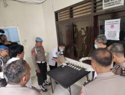 Mendadak! Polres Madiun Gelar Test Urine Bagi PJU dan Kapolsek, Wujudkan Zero Narkoba*