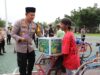 Jelang Idul Fitri 2026, Kapolres Magetan Gelar Baksos: Ojol dan Tukang Becak Terima Bingkisan Lebaran