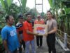 Bersama Warga, Kapolres Madiun Benahi Jembatan Akses Utama Dusun 