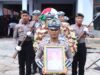 Wakapolres Ngawi Pimpin Upacara Pemakaman Kapolsek Kendal Alm. AKP Tri Handoyo